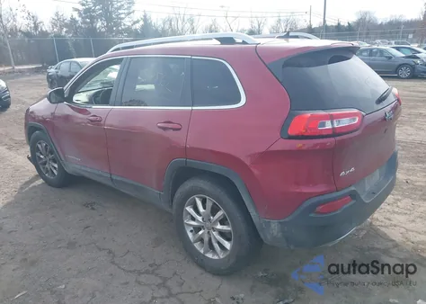 2015 Jeep Cherokee Limited из США, поврежденный, VIN 1C4PJMDS4FW752773